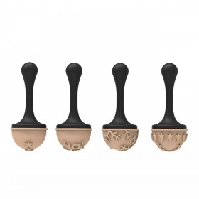 Комплект Коледни Тританиева форма + 4 щампи - "Kit Semisfera B"